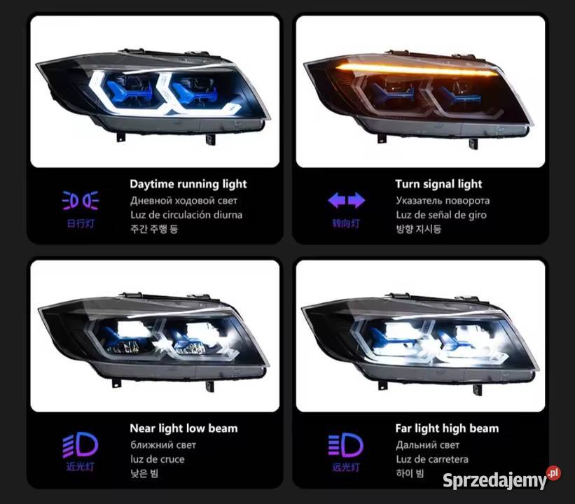 NOWE lampy przednie lampa przód BMW seria 3 E90 Bełchatów