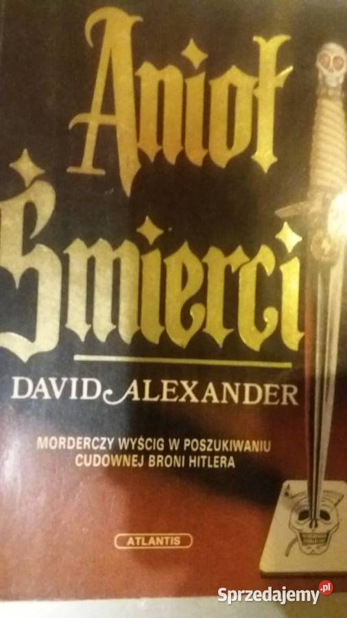 Anioł śmierci książki prezenty unikatowe wojenne Antykwariat mazowieckie Warszawa