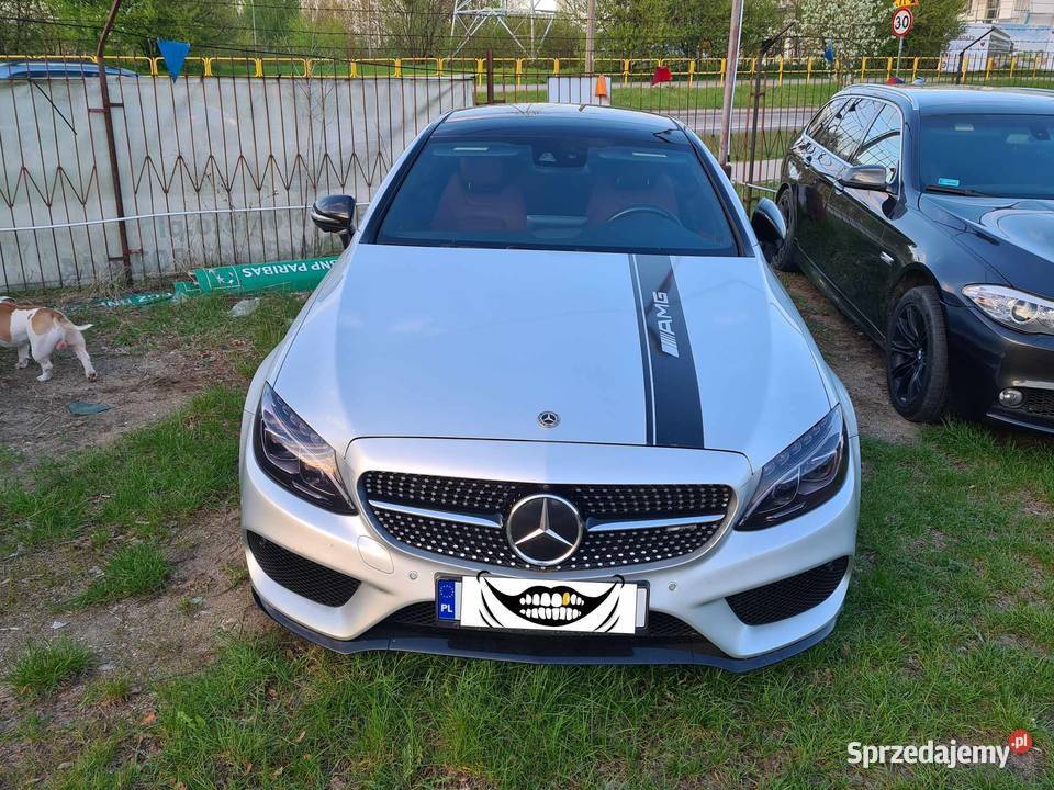 Mercedes C43AMG Coupe 4x4 9G tr ambiente zamiana elektryczne lusterka Wasilków