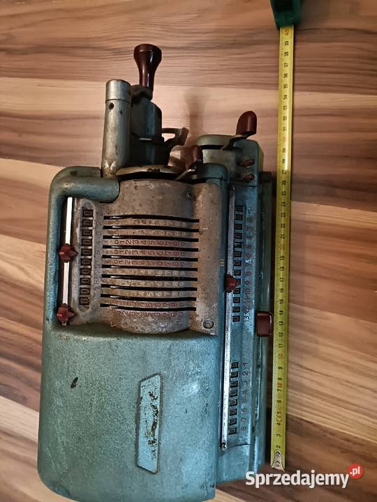 Kalkulator mechaniczny arytmometr maszyna do Wrocław