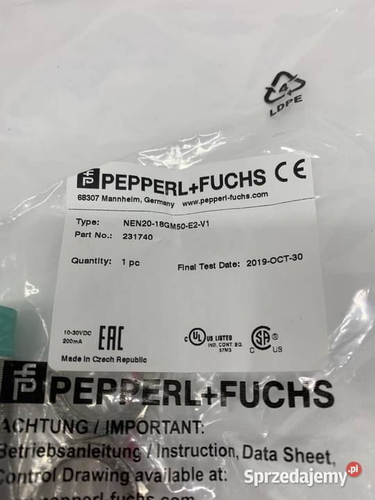 Pepperl Fuchs 231740 NEN2018GM50E2V1 Czujnik Warszawa