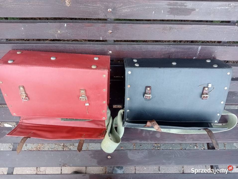 Stare torby PRL na narzędzia klucze Ogrodzieniec