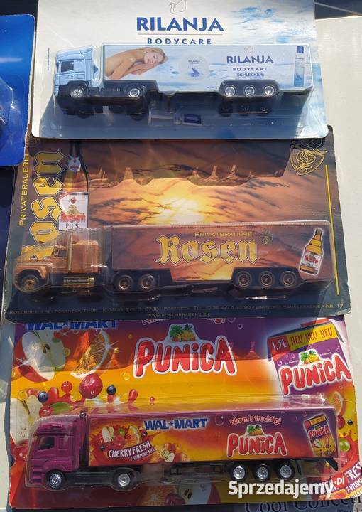 Ciężarówki kolekcjonerskie 10 sztuk skala 187 Gdańsk