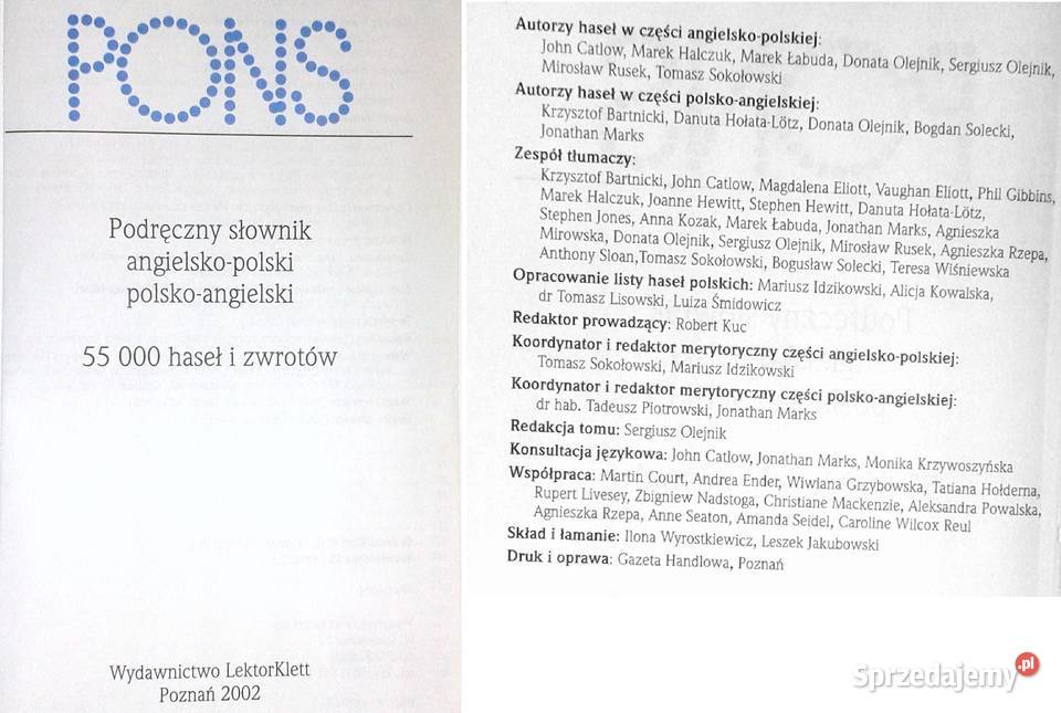 Pons Podręczny słownik angielskopolski miękka lubelskie Chełm