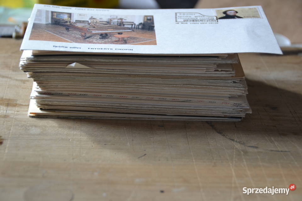 Znaczi Fryderyk Chopin FDC CP datowniki i inne Sobótka