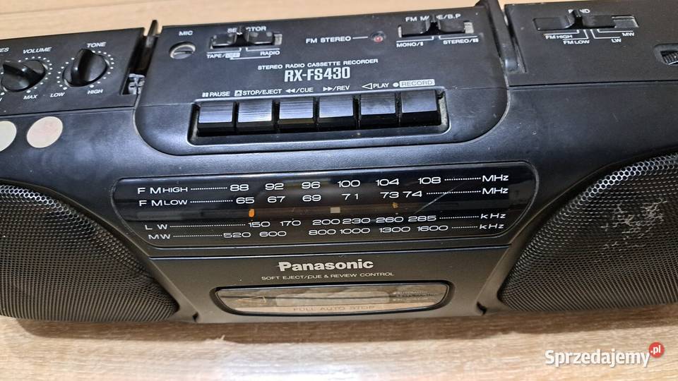 Radiomagnetofon PANASONIC RXFS430 lubuskie Zielona Góra