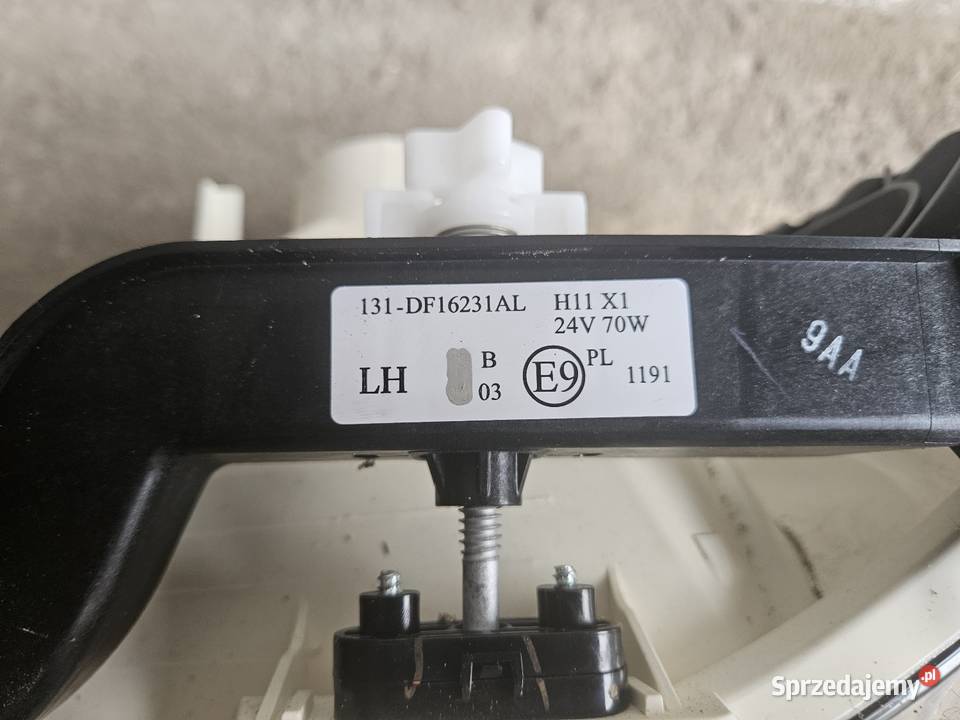 Halogen Lewy DAF XF Międzychód sprzedam