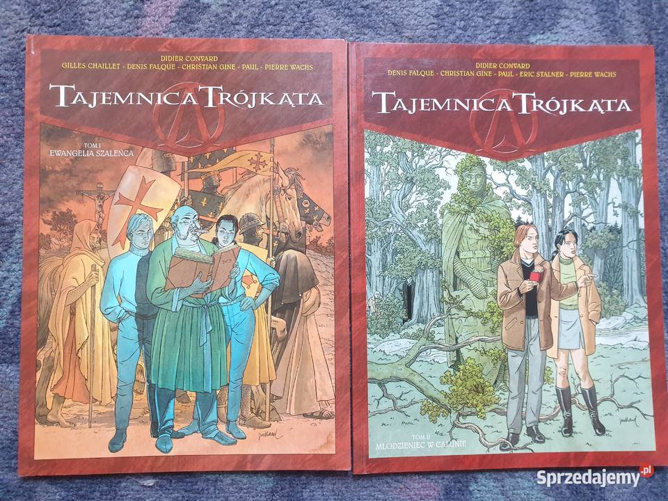 Tajemnica Trójkąta zestaw 2 albumów komiksowych Gdynia