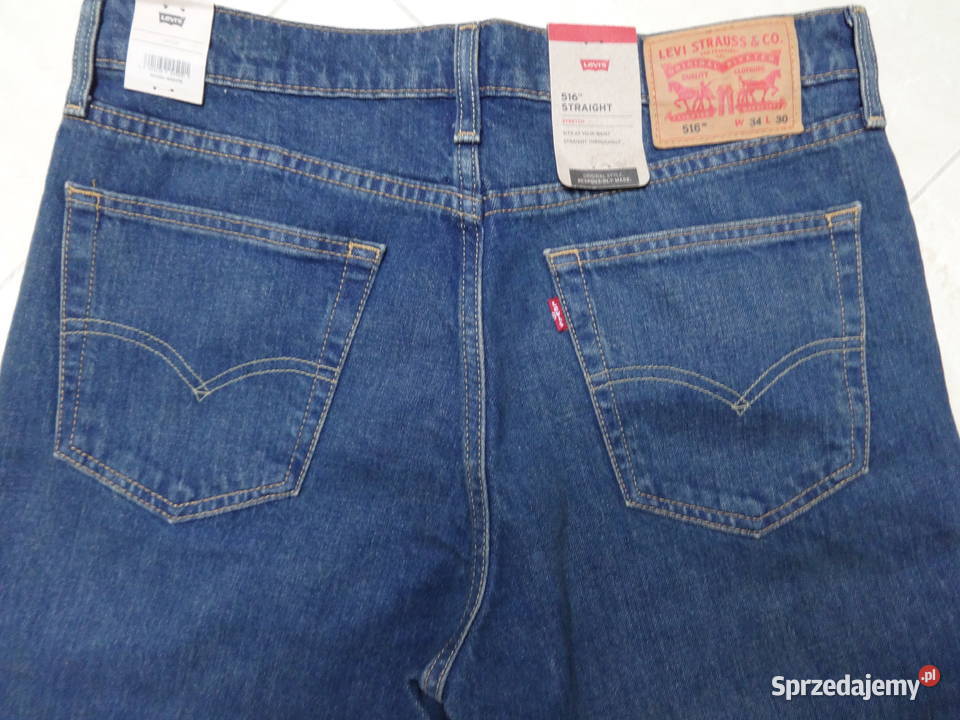Jeansy męskie Levis Strauss CO 516 Straight Tomaszów Mazowiecki sprzedam