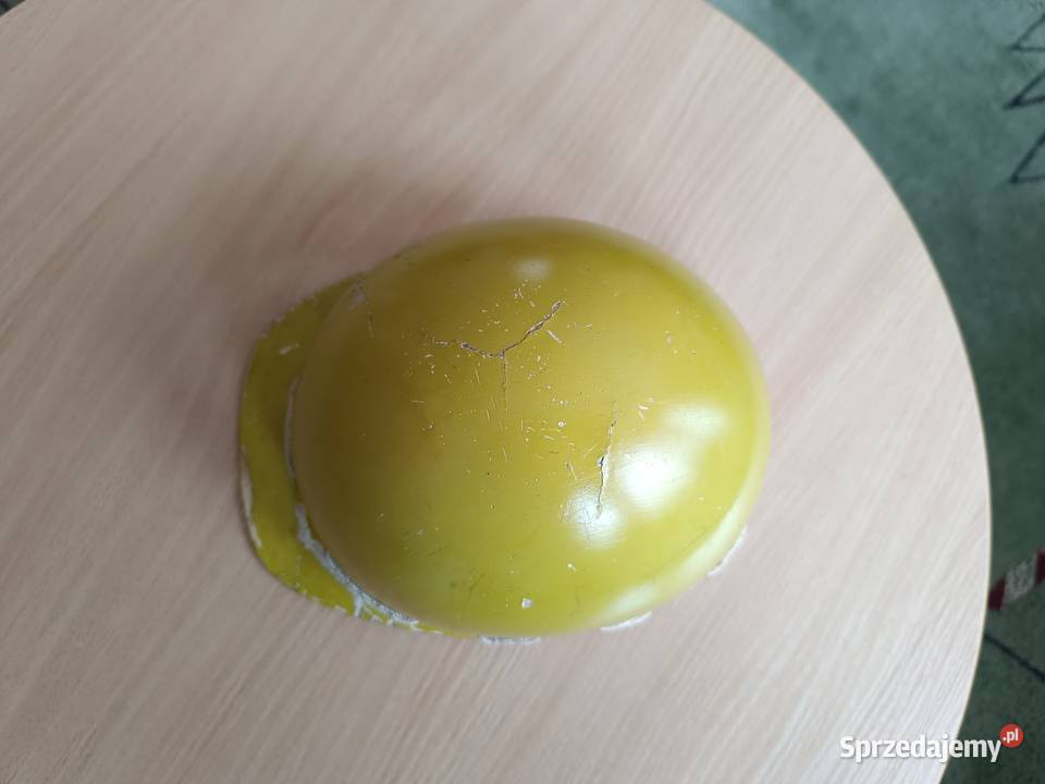 Kask budowlany hełm z epoki PRL Maliniak Rzeszów