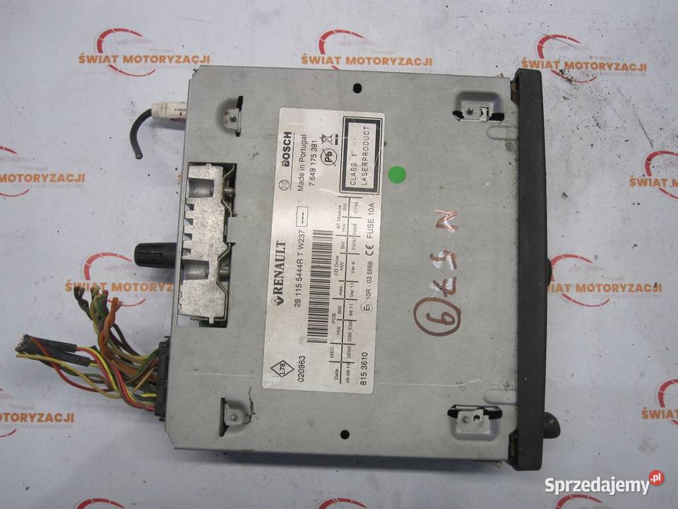 OPEL VIVARO A LIFT 11r radio CD 281155444R świętokrzyskie