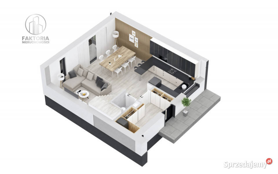 sprzedaży domu szeregowego Grabówka 90m2