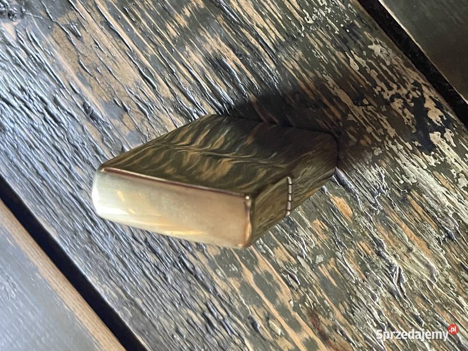 Kolekcjonerska zapalniczka Zippo złota małopolskie Kraków sprzedam