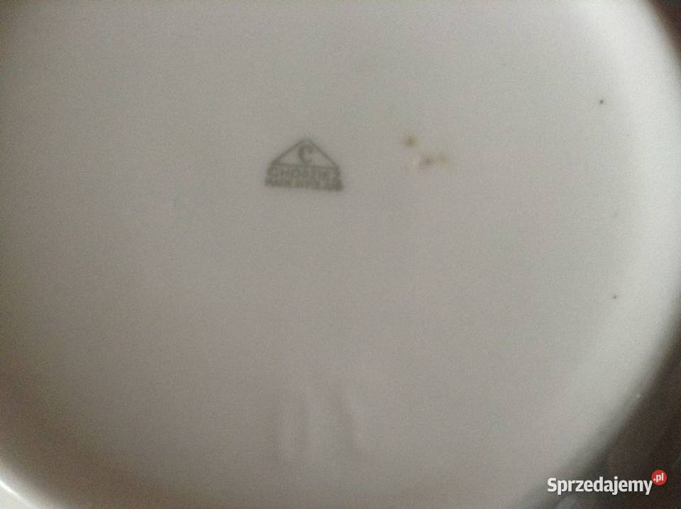 Zestaw porcelanowy waza CHODZIEŻ 6 bulionówek