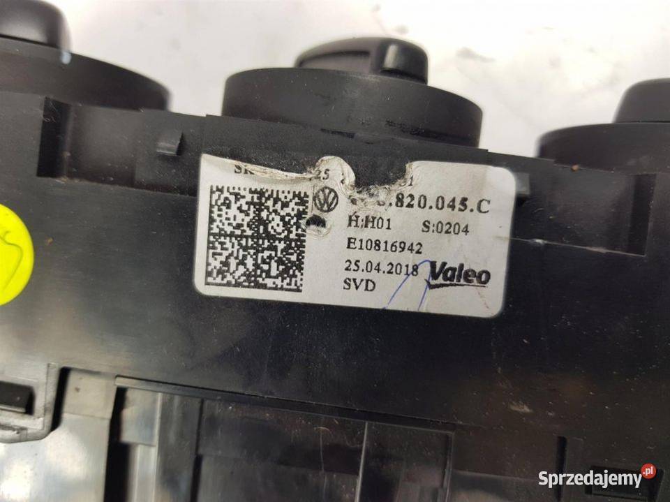 PANEL KLIMATYZACJI 6C0820045C SKODA FABIA III Lipno