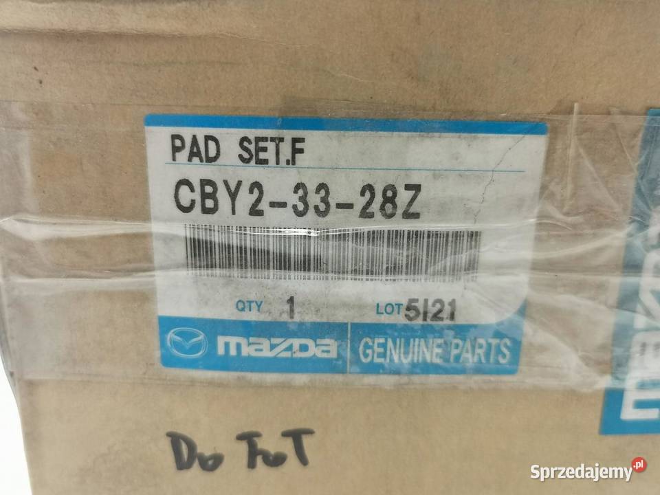 KLOCKI HAMULCOWE PRZÓD MAZDA MX6 XEDOS 9 ORI OE
