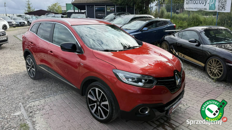 Renault Kadjar 16dci 4WD Bose full led pół skóra Gdańsk