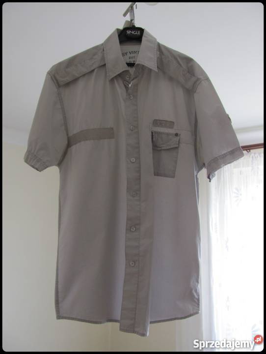 Bawełniana koszula męska EASY rozmiar M Odzież codzienna Płock