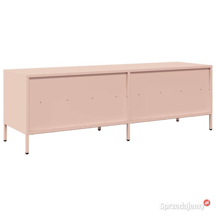 Szafka RTV różowa 135x39x435 stal walcowana na mazowieckie Warszawa