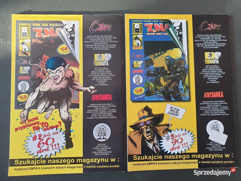 Czas Komiksu Fan Awantura Znak 5 magazynów Gdynia