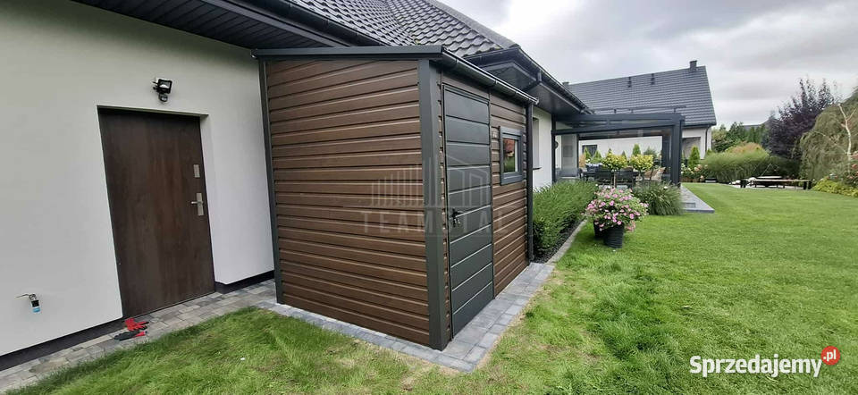 Schowek domek ogrodowy 25x25m drzwi okno rynny świętokrzyskie