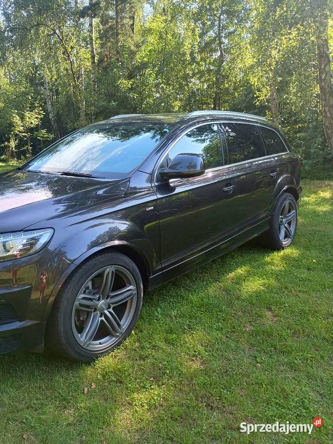 Audi Q7 indywidual 6 osób nagłośnienie Bang ogrzewanie postojowe Audi Gdańsk