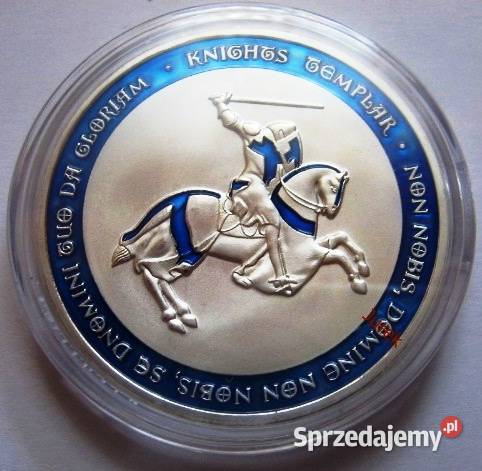 KRZYŻ ZAKON Templariuszy Moneta Medal Numizmat śląskie Sosnowiec
