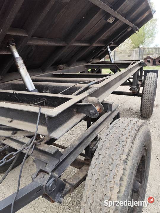 Przyczepa wywrotka d 732 nieuszkodzony Głowno