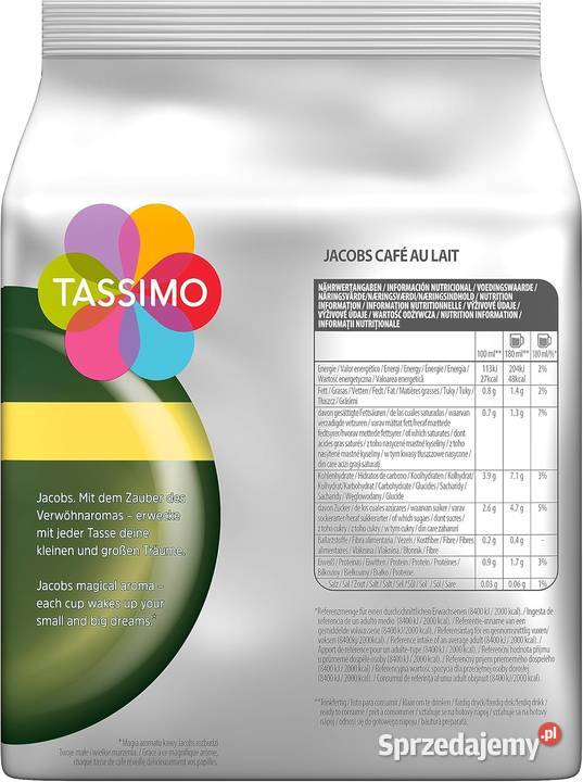 Kapsułki Tassimo Jacobs CAFE AU LAIT 80 sztuk Kawa Olesno sprzedam