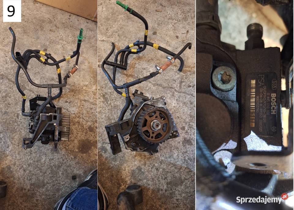 Części Peugeot Citroen 16HDI 109 Kostrzyn