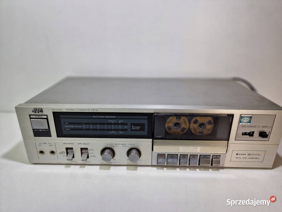 JVC KD V100 magnetofon deck ANRS wielkopolskie Międzychód sprzedam