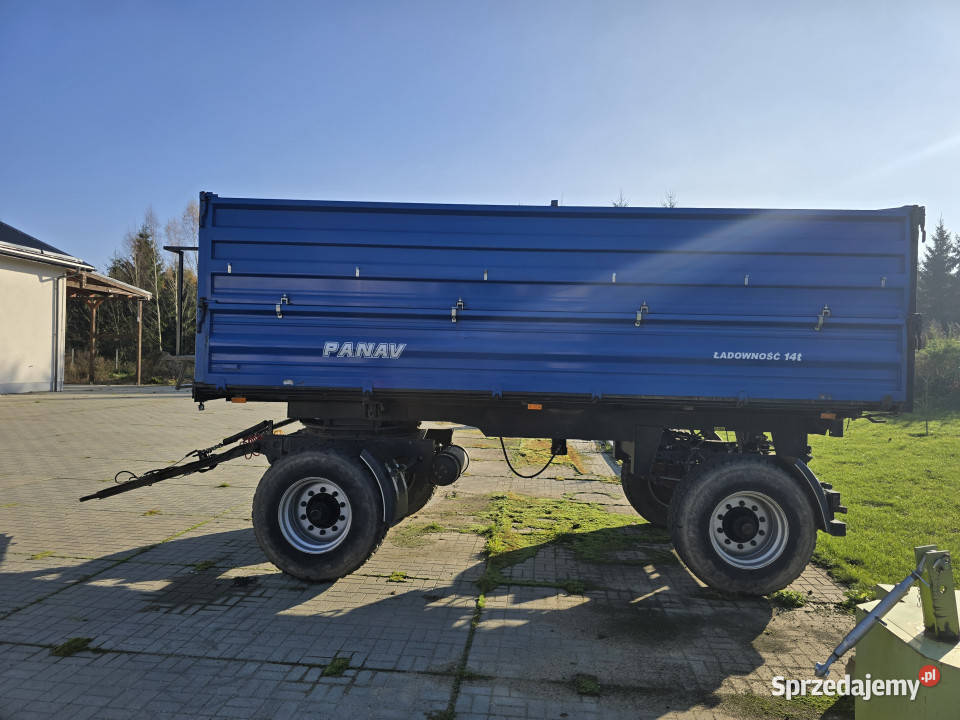 Przyczepa wywrotka PANAV 217 ładowność 14 ton Jarkowo sprzedam