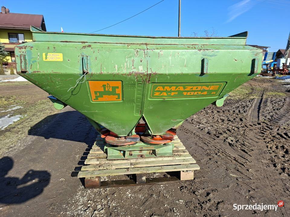 Rozsiewacz Amazone ZAU 1001 ZAF 1004 kuhn rauch Raczki