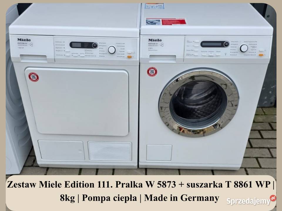 Zestaw Miele Edition 111 Pralka W 5873 suszarka Wrocław