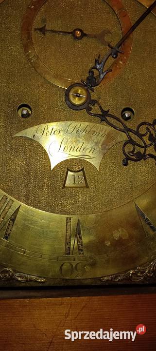 Zegar stojący Peter Polhmann XVIII wiek małopolskie Kraków