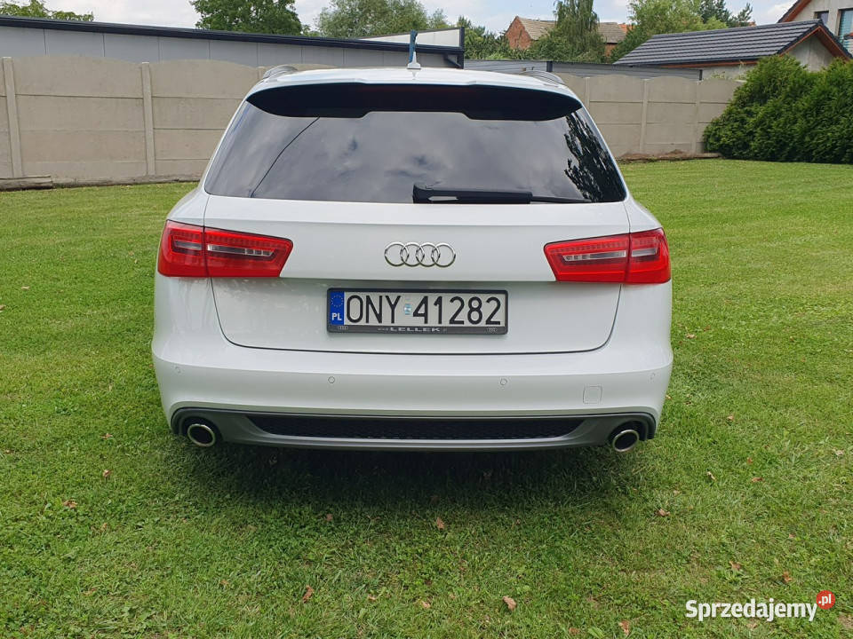 Audi A6 30 bitdi 313 S Line FULL Ledy Bose Radar nieuszkodzony Strobice