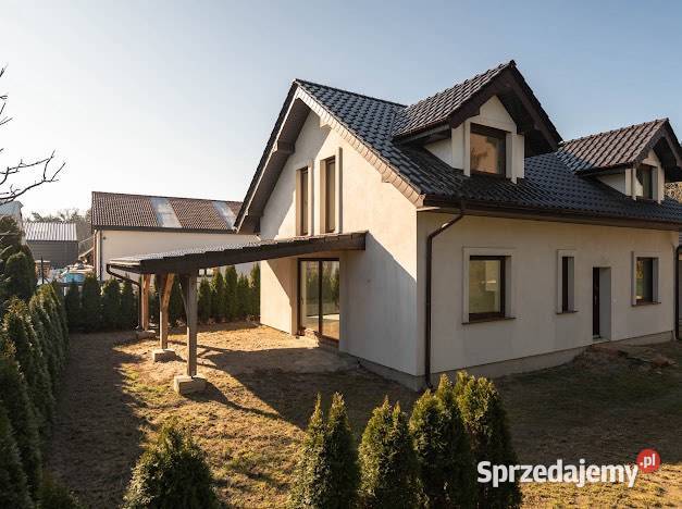 Sprzedam nowy dom jeziorem Mikorzyn koło Ślesina utwardzona Domy