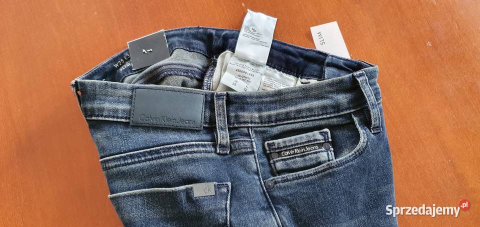 Nowe spodnie damskie Calvin Klein Jeans W25 L32 Bibice sprzedam