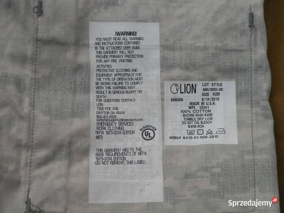 Bluza ABU tiger stripes 42R cotton