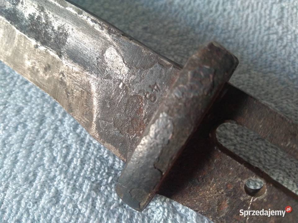 Bagnet Mauser z czasów wojny 1943 r sygnatura Warszawa sprzedam