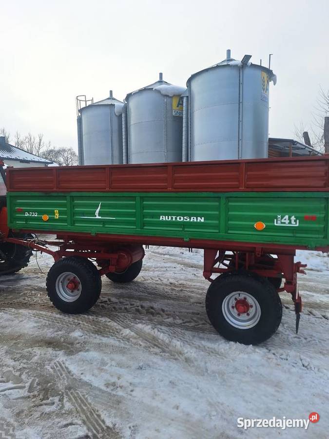 Przyczepa D 732 wywrotka zarejestrowana Ruszcza sprzedam