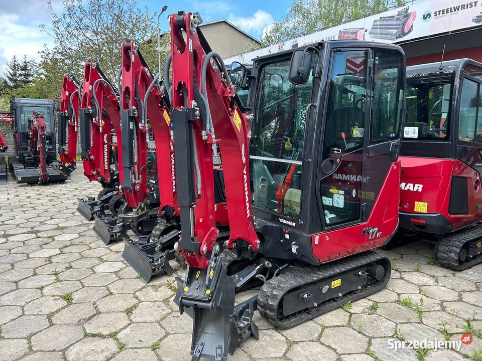 Nowa minikoparka YANMAR SV17VT z głowicą nie Łódź