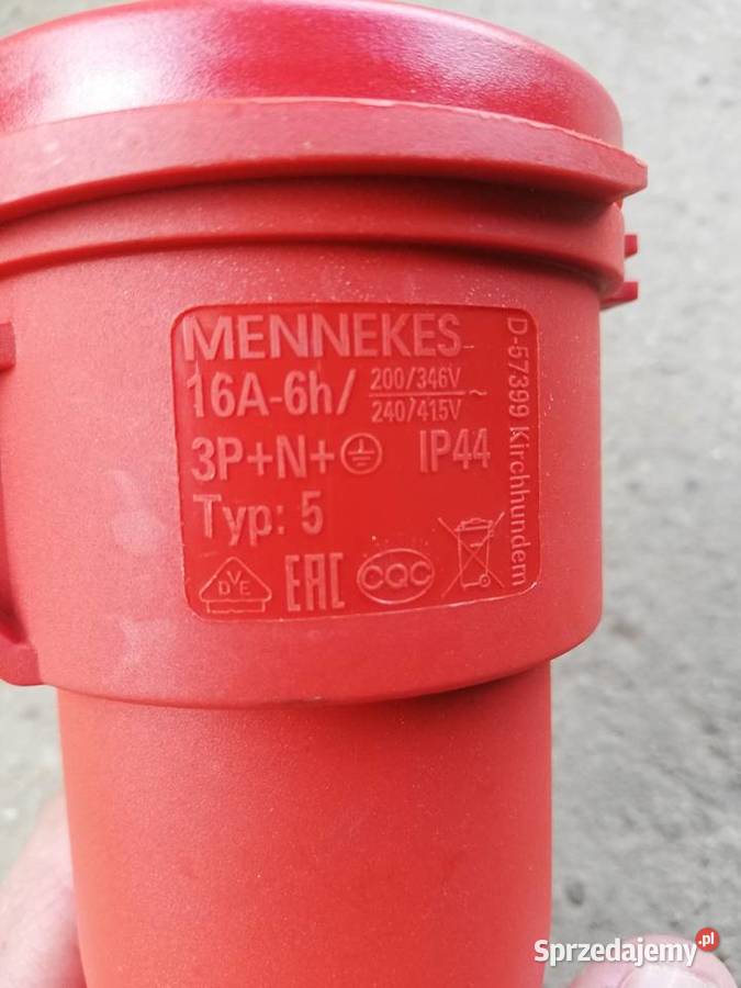 Gniazdo siłowe 16A 5P Łańcut sprzedam