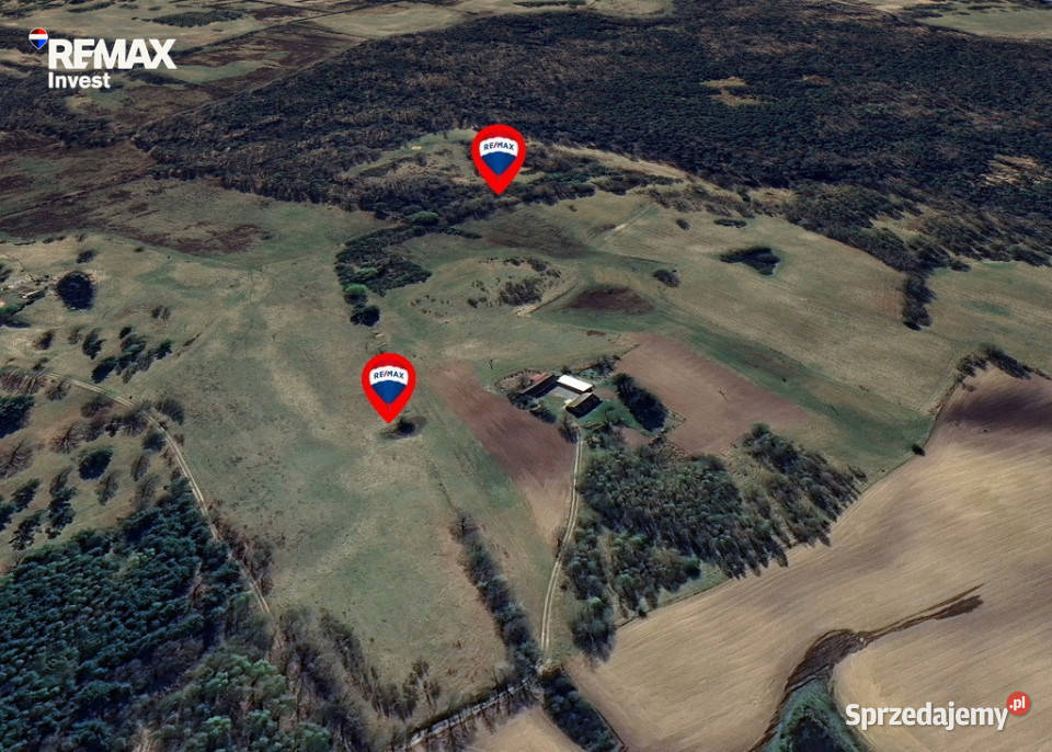 Na przedaż kompleks działek 146500m2 Nowe Worowo Sprzedaż zachodniopomorskie