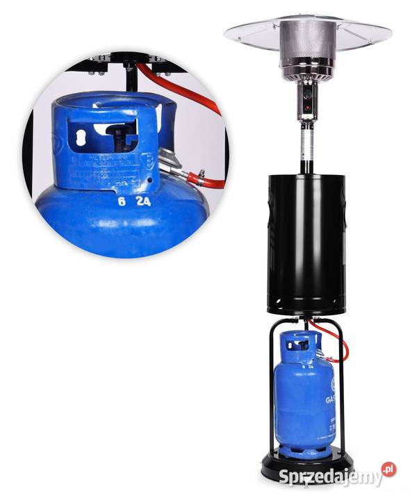 Ogrzewacz parasol gazowy grzejnik 13 kW szklany