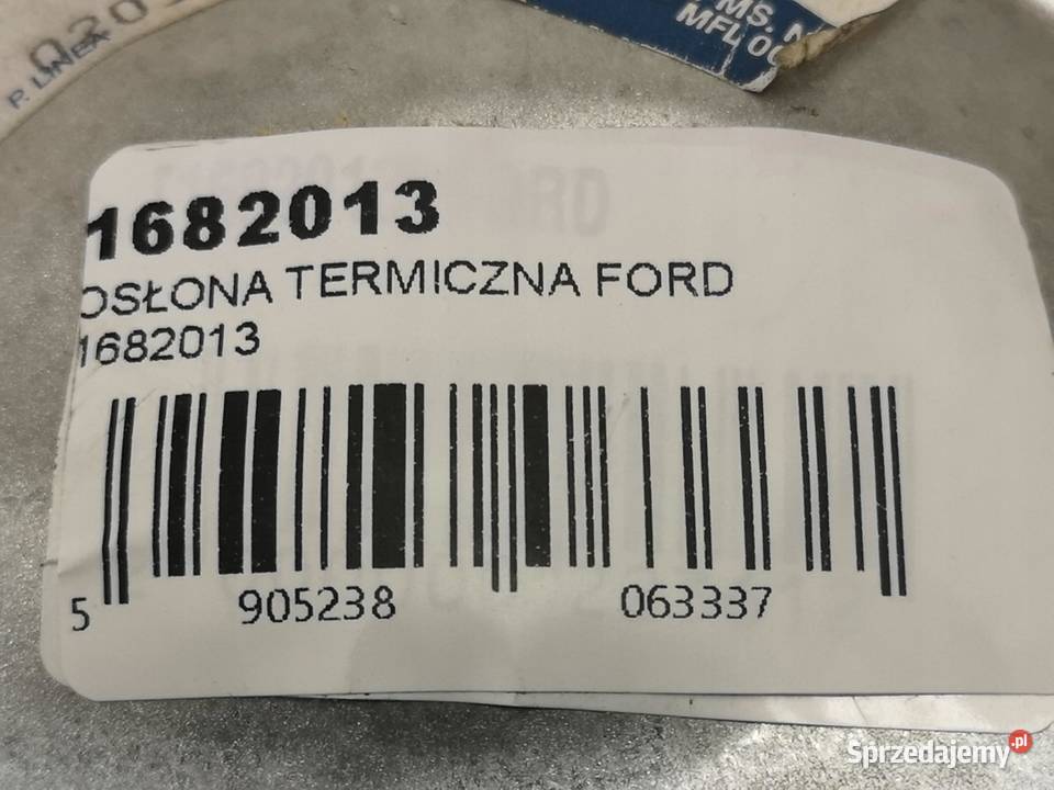 OSŁONA TERM KATALIZATORA FORD FIESTA MK7 2008