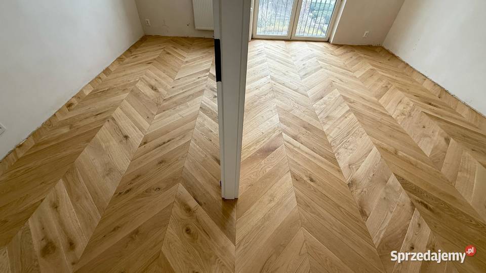 Jodełka francuska dąb olejowana fazowana mazowieckie