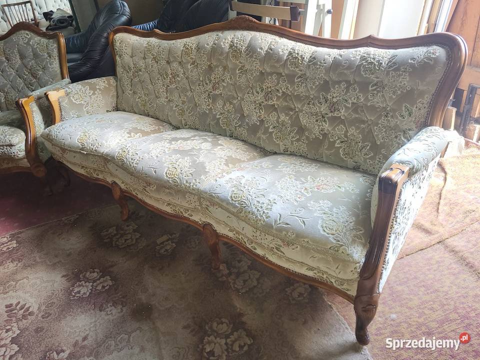 Komplet wypoczynkowy LUDWIK 21 chippendale sofa 205cm