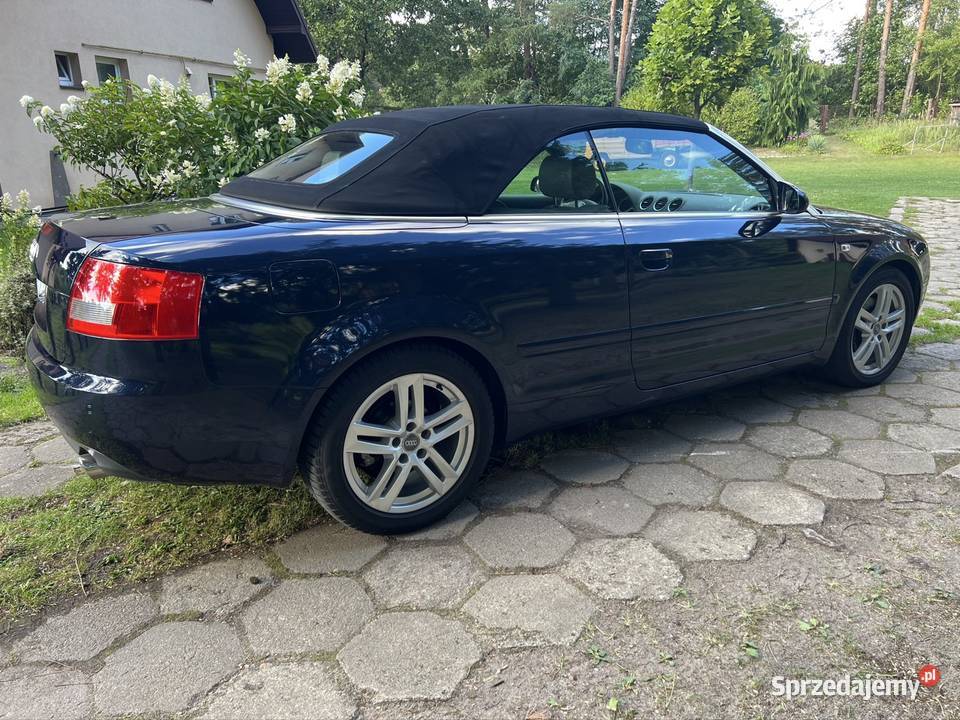 Audi A4 B6 cabrio 24 V6 przebieg 170 2393cm3 lubelskie Krasnobród