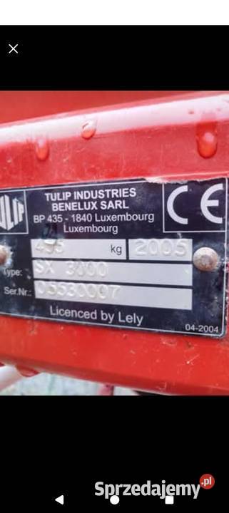 Rozsiewacz Lely tulip centerlainer sx Rozsiewacze nawozów Rozsiewacze nawozów Stolno